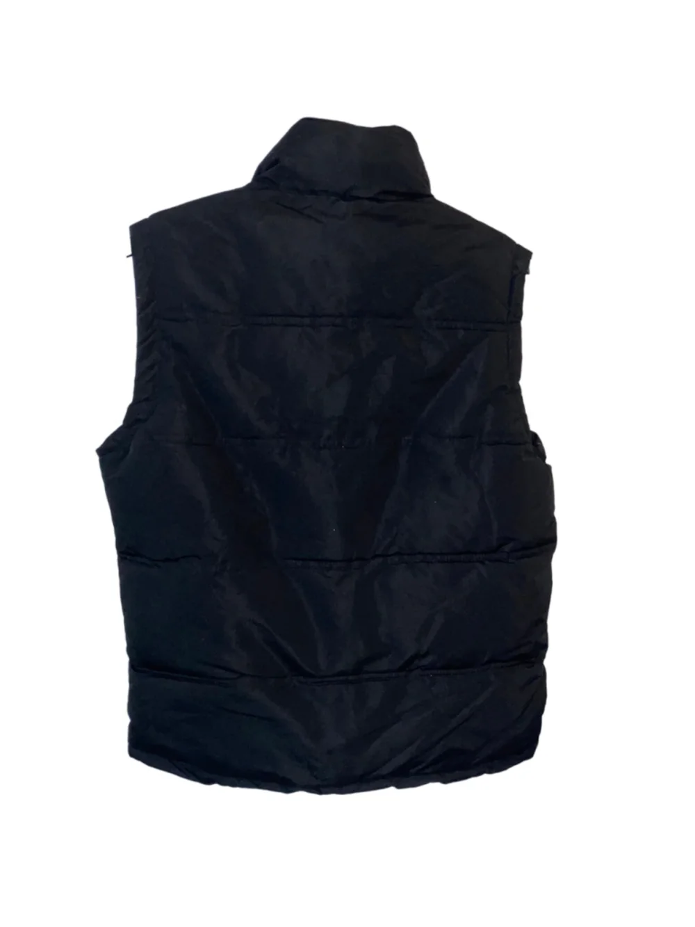 Boys Canada Weathergear Puffer Vest Size M 10/12 Black Red